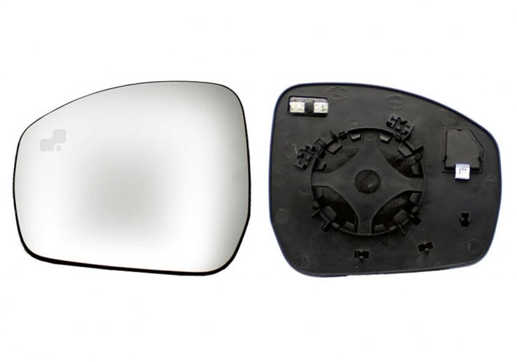 Acessar a peça Vidro + suporte do espelho retrovisor esquerdo, convexo, aquecido, side (2 pinos)