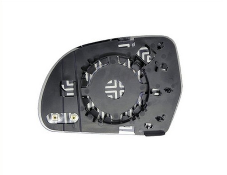 Acessar a peça Vidro + suporte do espelho retrovisor direito, asférico, azul, aquecido