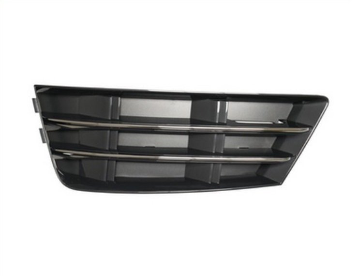 Acessar a peça Grelha do para choques esquerdo, preta, moldura cromada