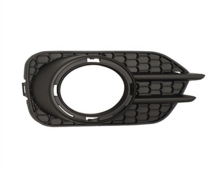 Acessar a peça Grelha do para choques esquerdo, preta, luz nevoeiro, friso (Sport)