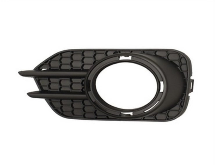 Acessar a peça Grelha do para choques direito, preto, luz nevoeiro, friso (Sport)