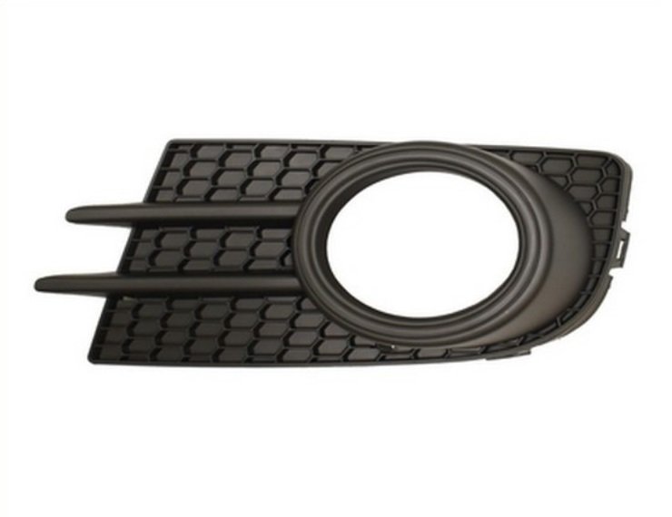 Acessar a peça Grelha do para choques esquerdo, preta, luz nevoeiro (Mod. 18º)