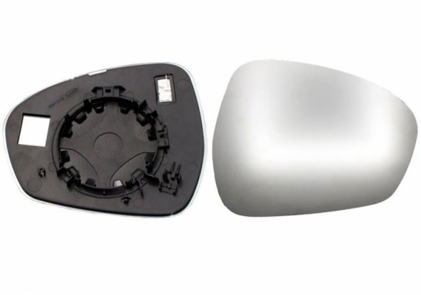Acessar a peça Vidro + suporte do espelho retrovisor direito, convexo, aquecido (2 pinos) Acessar a peça Vidro + suporte do espelho retrovisor direito, convexo, aquecido (2 pinos)