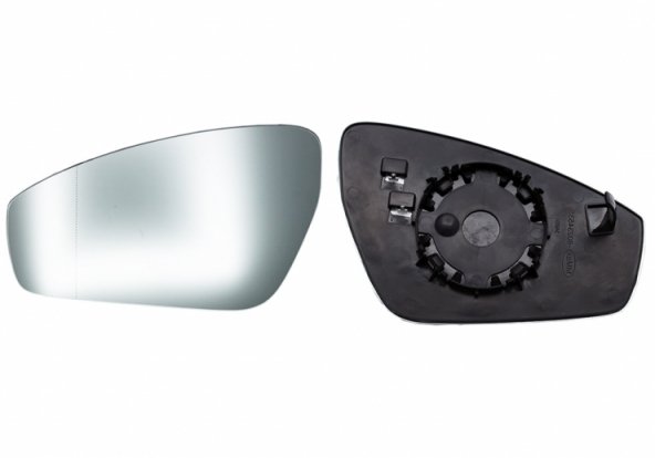 Acessar a peça Vidro + suporte espelho retrovisor esquerdo, asférico, aquecido, com pino anti-vibração (2 pinos) Acessar a peça Vidro + suporte espelho retrovisor esquerdo, asférico, aquecido, com pino anti-vibração (2 pinos)