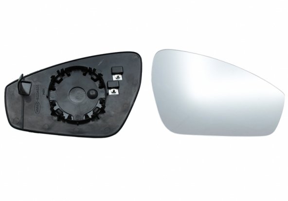 Acessar a peça Vidro + suporte espelho retrovisor direito, convexo, aquecido, com pino anti-vibração (2 pinos) Acessar a peça Vidro + suporte espelho retrovisor direito, convexo, aquecido, com pino anti-vibração (2 pinos)