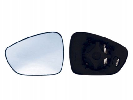 Acessar a peça Vidro com suporte esquerdo convexo, termico, azul