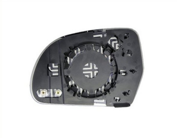 Acessar a peça Vidro + suporte do espelho retrovisor direito, asférico, azul, aquecido