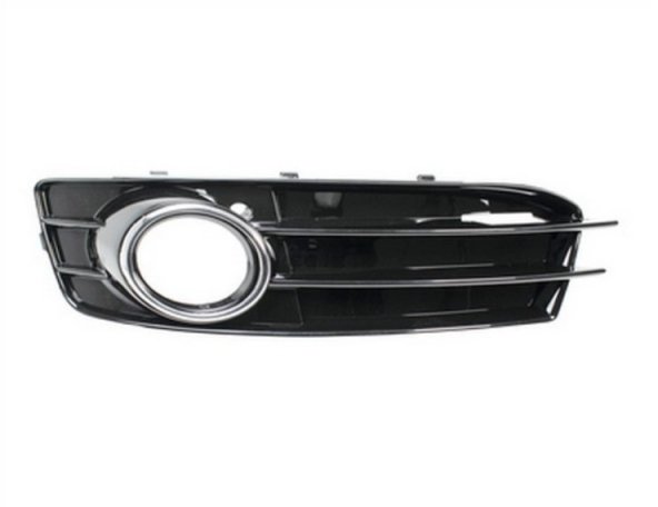 Acessar a peça Grelha do para choques esquerdo, preta, farol de nevoeiro (S-Line)