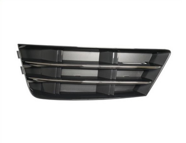 Acessar a peça Grelha do para choques esquerdo, preta, moldura cromada