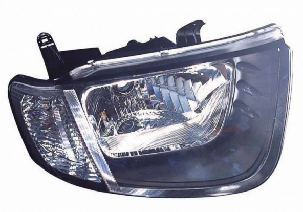 Acessar a peça Farol elétrico do lado direito, H4 (cabina simples)