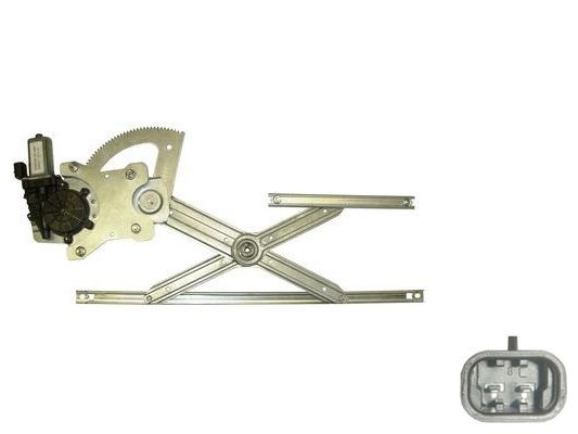 Acessar a peça Elevador vidro frontal direito eletrico com motor não confort 4 portas 2 pins