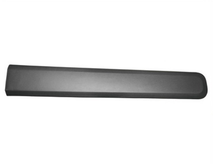 Acessar a peça Friso porta frente direita, preta, com clipes