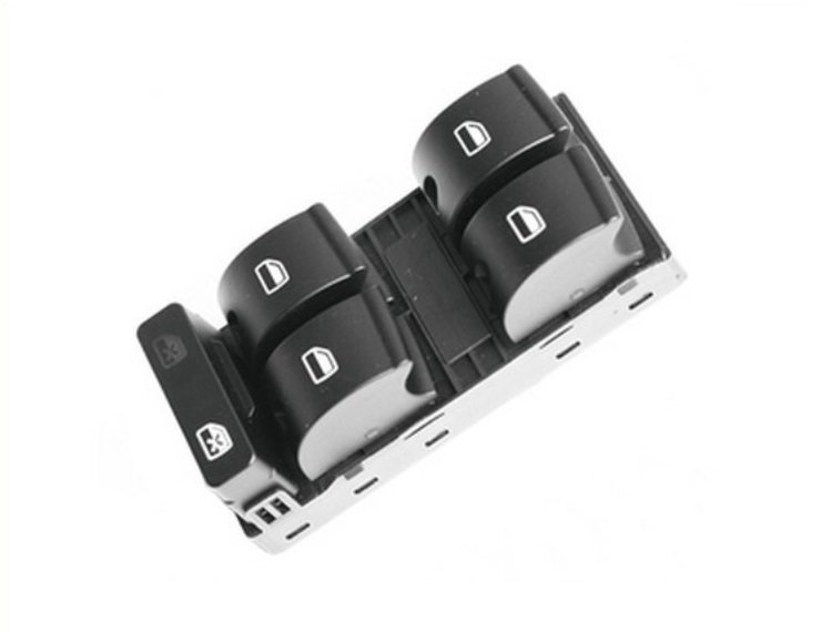 Acessar a peça Painel 4 interruptores elevador vidro dianteiro esquerdo, preto (10 pinos)