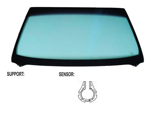 Acessar a peça Para-brisas verde controlo solar serigrafia modificada sensor chuva/luz janela