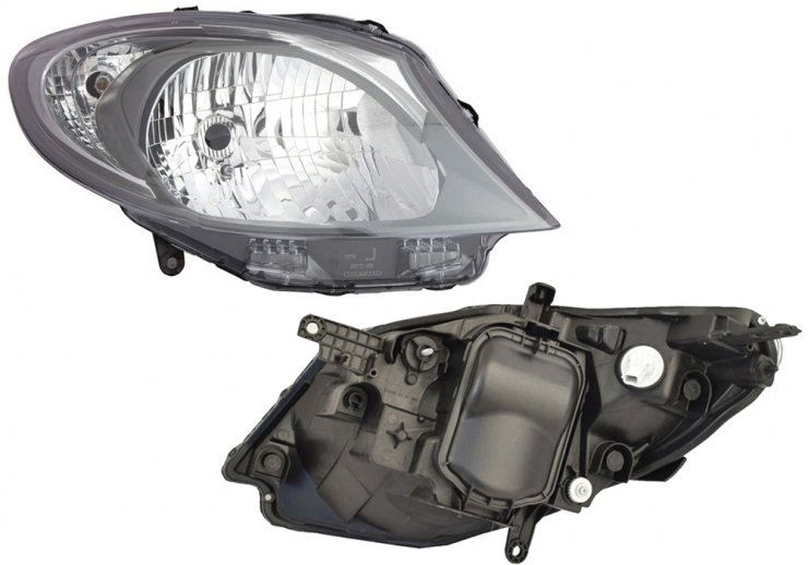 Acessar a peça Farol elétrico direito, H4