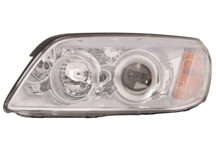 Acessar a peça Farol elétrico, esquerdo, cromado, H1+H7 (motor)