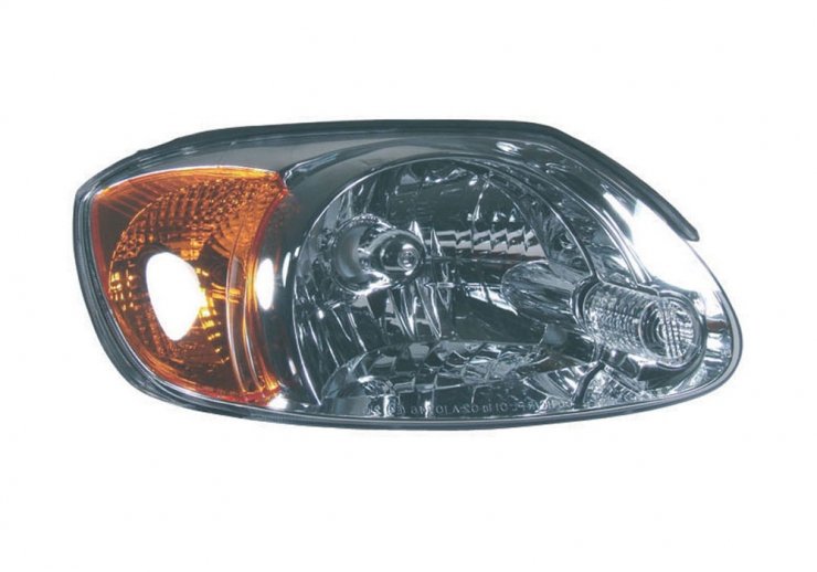 Acessar a peça Farol manual e elétrico direito, H4 (âmbar)