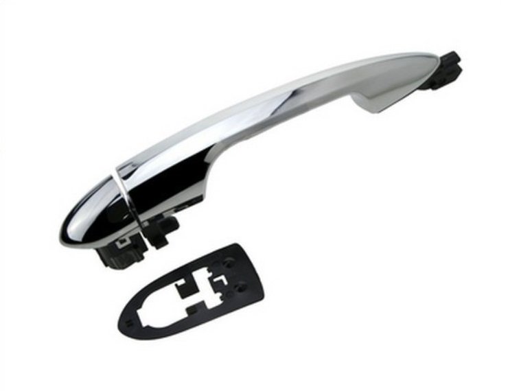 Acessar a peça Puxador exterior porta frente direita, cromada brilhante