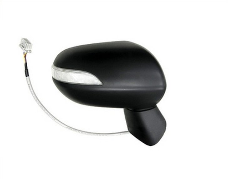 Acessar a peça Espelho retrovisor elétrico direito, preto, convexo, com indicador, rebatível (a partir de 2004)