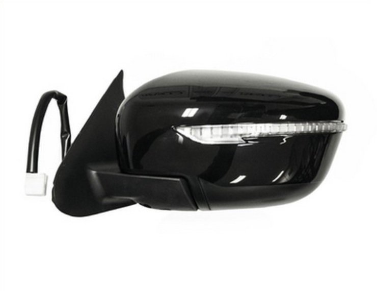 Acessar a peça Espelho retrovisor elétrico esquerdo, preto, aquecido, com indicador, rebatível, convexo