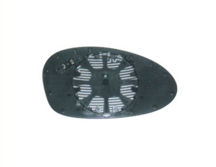 Acessar a peça Vidro + suporte do espelho retrovisor esquerdo, plano