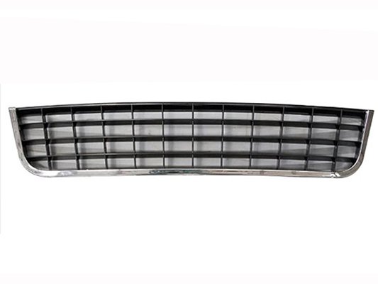 Acessar a peça Grelha central para choques frente cinzento com quadro cromado