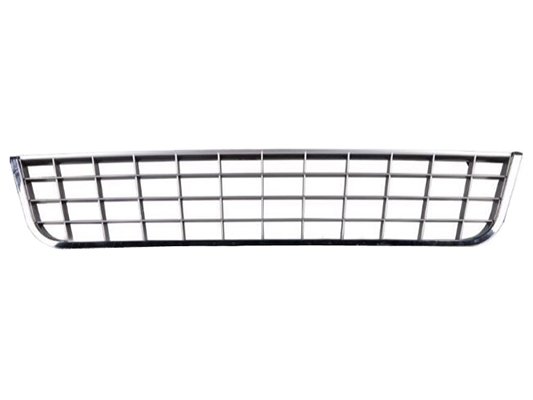 Acessar a peça Grelha central para choques frente preta com quadro cromado
