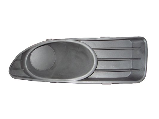 Acessar a peça Grelha esquerda para choques frente preta sem quadro cromado sem buraco nevoeiro