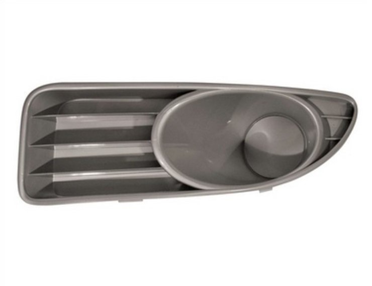 Acessar a peça Grelha do para choques esquerdo, cinzenta, fechada, farol nevoeiro