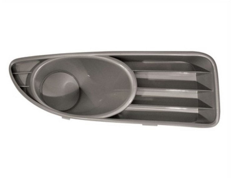 Acessar a peça Grelha do para choques direito, cinzenta, fechada, farol nevoeiro