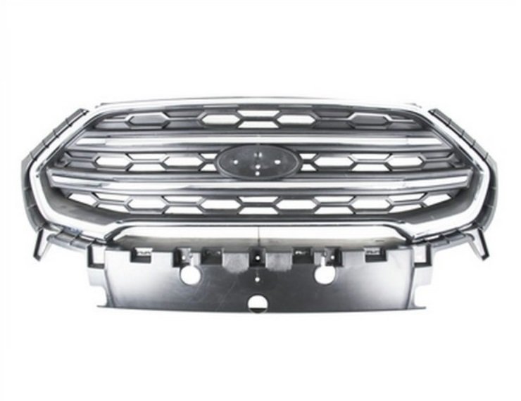 Acessar a peça Grelha preta, friso cromado