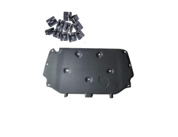 Acessar a peça Painel insonorizado capot (11 clipes)