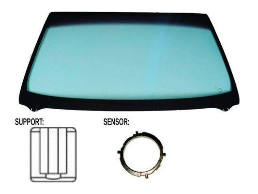 Acessar a peça Para-brisas verde ctrl solar serigr.mod. base esp. chuva/luz janela 3p./descapôtable >2015