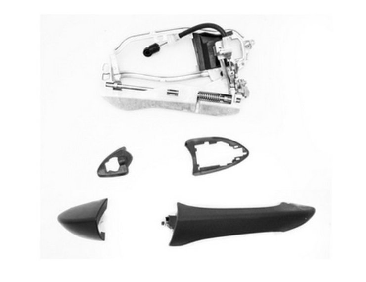 Acessar a peça Puxador exterior esquerda frente, preparada