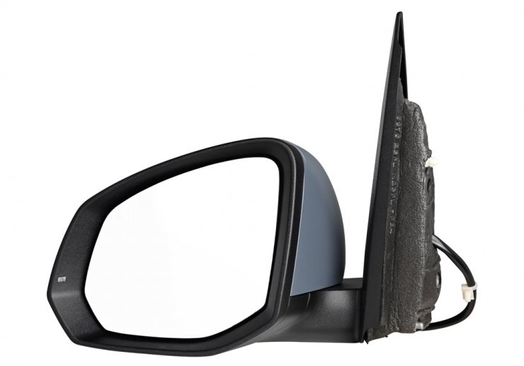 Espelho retrovisor elétrico esquerdo, convexo, aquecido, preparado, rebatível, com pisca, cortesia (9 pinos) ACCESSOIRES CAMION-GUARDALAMAS E CALÇOS pour VOLKSWAGEN MULTIVAN  pour VOLKSWAGEN MULTIVAN