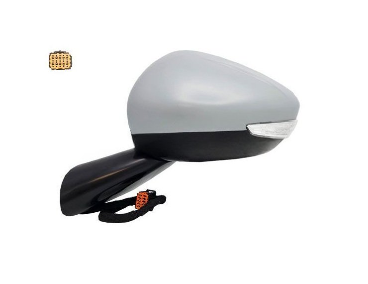 Espelho retrovisor elétrico esquerdo, convexo, aquecido, preparado, rebatível, com pisca (8 pinos) ACCESSOIRES CAMION-GUARDALAMAS E CALÇOS pour CITROEN C4 GRAND PICASSO  pour CITROEN C4 GRAND PICASSO