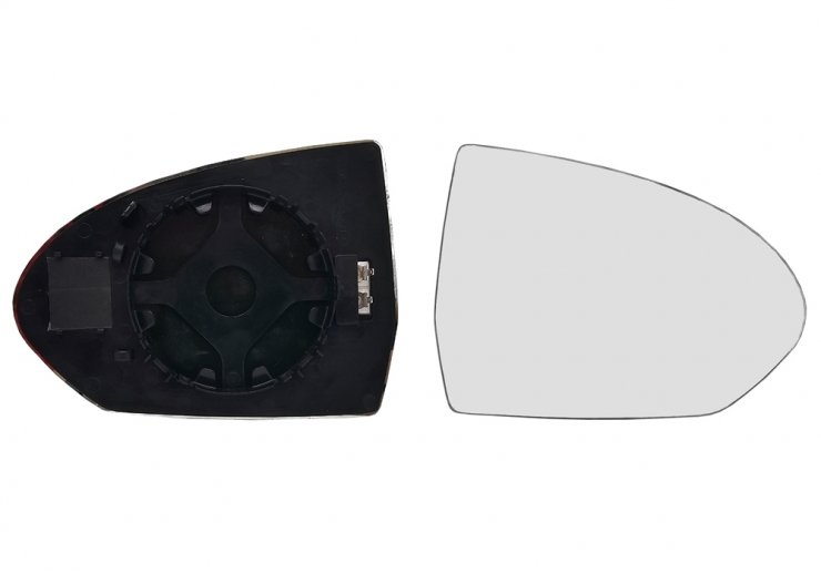 Acessar a peça Vidro + suporte do espelho retrovisor direito, convexo, aquecido (2 pinos)