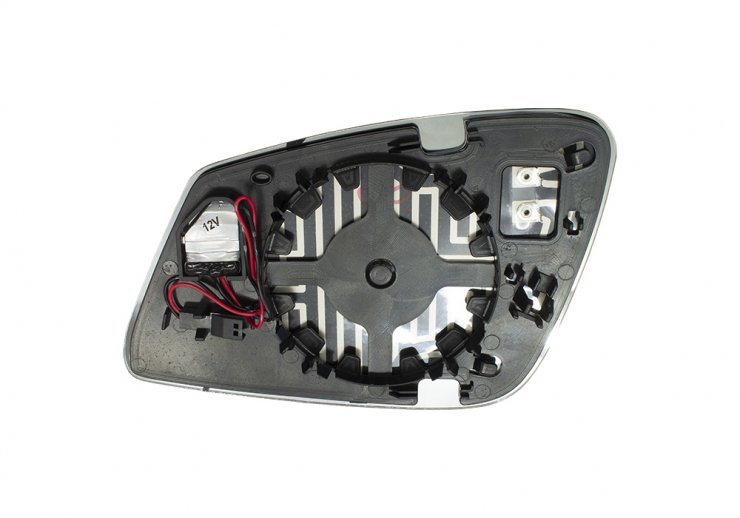 Acessar a peça Vidro + suporte do espelho retrovisor direito, convexo, aquecido, side