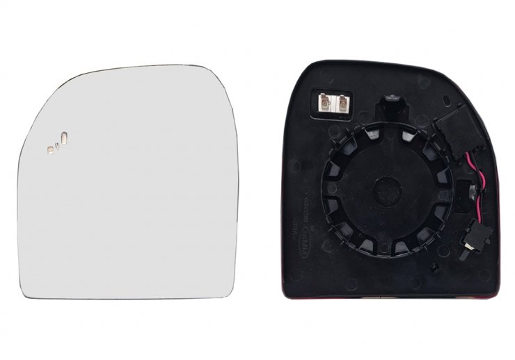 Acessar a peça Vidro + suporte do espelho retrovisor esquerdo, convexo, aquecido, side (2 pinos)