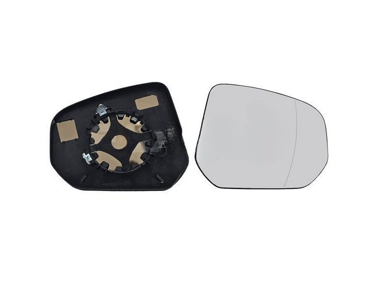 Acessar a peça Vidro + suporte do espelho retrovisor direito, asférico