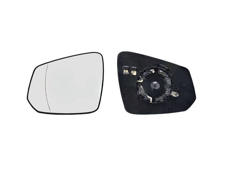 Acessar a peça Vidro + suporte do espelho retrovisor esquerdo, asférico, térmico (2 pinos)
