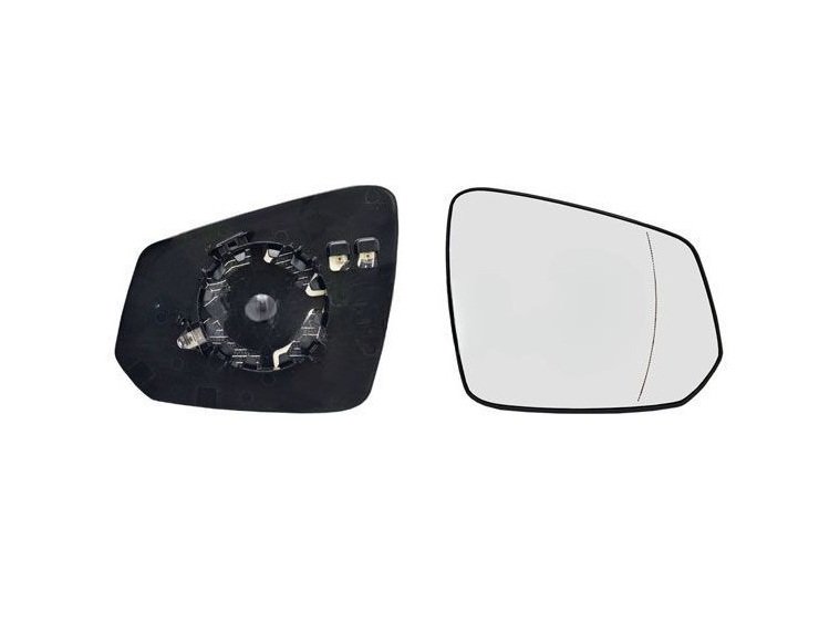 Acessar a peça Vidro + suporte do espelho retrovisor direito, asférico, térmico (2 pinos)
