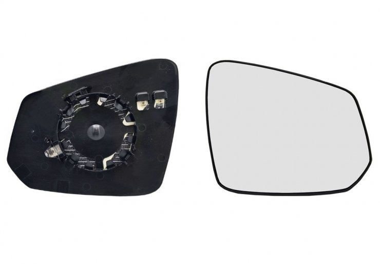 Acessar a peça Vidro + suporte do espelho retrovisor direito, convexo, aquecido (2 pinos)