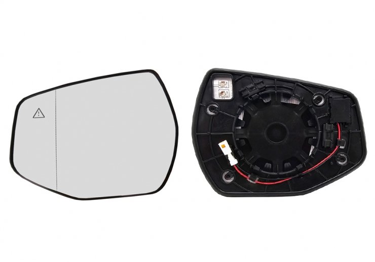 Acessar a peça Vidro + suporte do espelho retrovisor esquerdo, asférica, térmica, side (2 pinos)