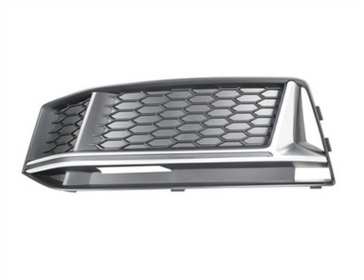 Acessar a peça Grelha para choques frente esquerdo, friso prateado (S-Line)