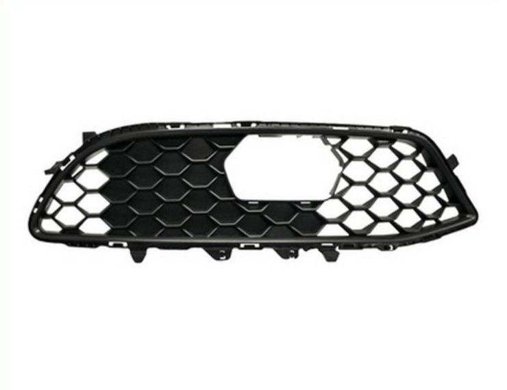 Acessar a peça Grelha para choques direito, preta, orifícios radar