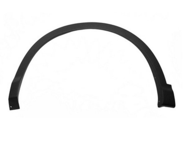 Acessar a peça Aba guarda lamas dianteira esquerda, preta, com clipes