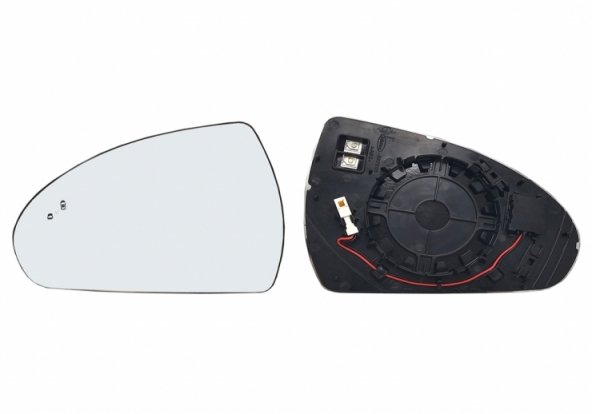 Acessar a peça Vidro + suporte do espelho retrovisor esquerdo, convexo, aquecido, side (2 pinos) Acessar a peça Vidro + suporte do espelho retrovisor esquerdo, convexo, aquecido, side (2 pinos)