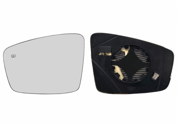 Acessar a peça Vidro + suporte do espelho retrovisor esquerdo, convexo, aquecido (2 pinos) Acessar a peça Vidro + suporte do espelho retrovisor esquerdo, convexo, aquecido (2 pinos)