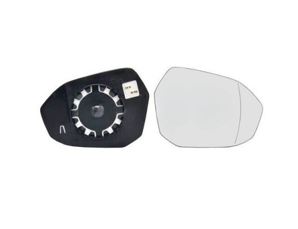 Acessar a peça Vidro + suporte do espelho retrovisor direito, asférico, aquecido